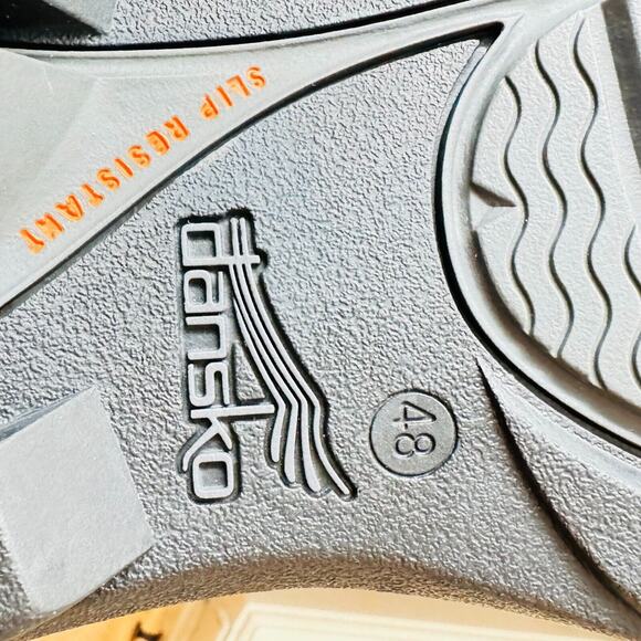 Dansko Shoes Mens EU 48 US 14.5 Black Leather Loafers Comfort Slip On Moc NEW - Picture 11 of 12